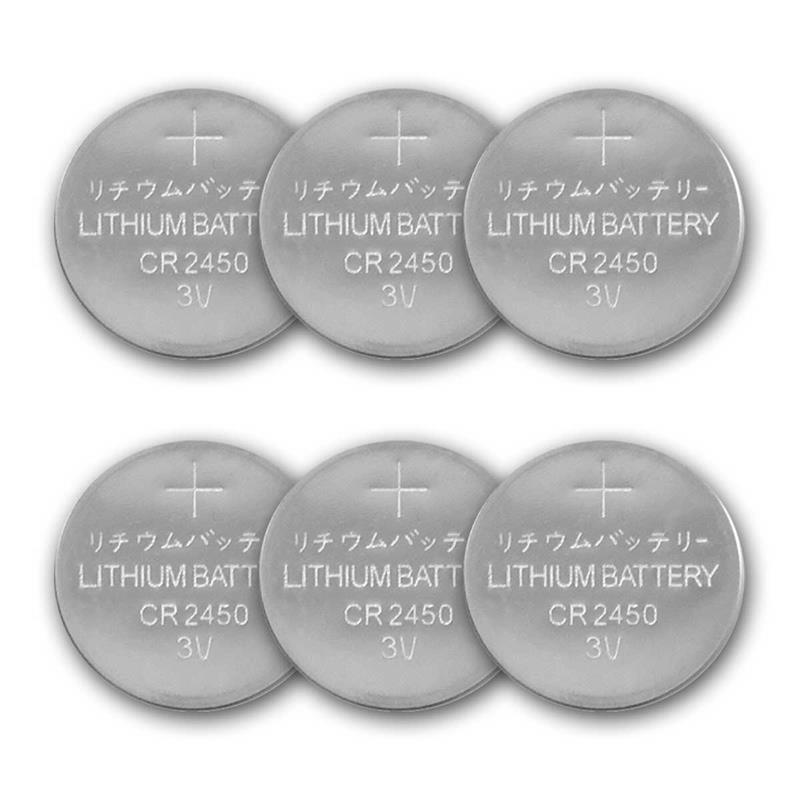 CR-2450 Knopfzellen 3V, Lithium-Knopfzelle, 6er Ersatzbatterien