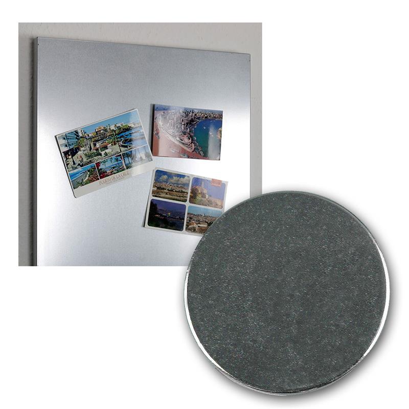 Neodymium-Magnet-Set, Rundmagnet mit Klebeseite, 5 Stück