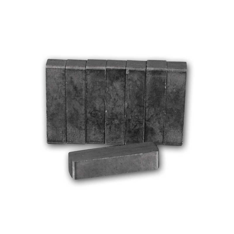 Hartferrit Magnete, Keramik-Magnete 22x5x5,5mm, 8er Packung