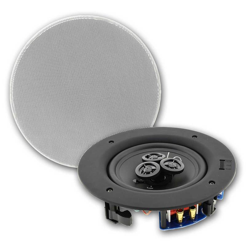 Deckenlautsprecher "CTE-30W", Einbaulautsprecher rund, weiß