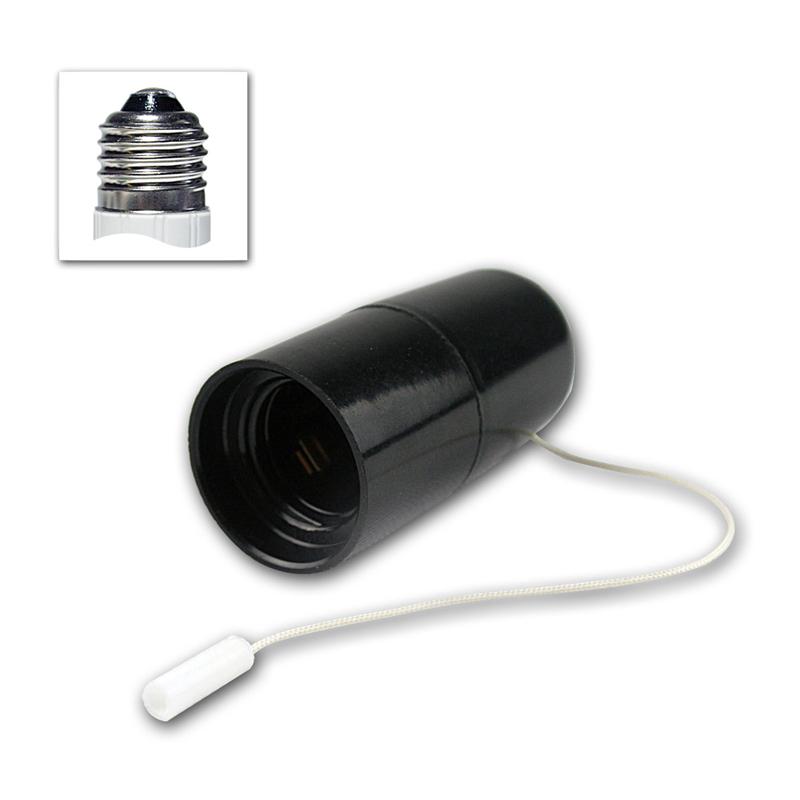 E27 Fassung mit Zugschalter, Ersatzfassung max. 250V/4A