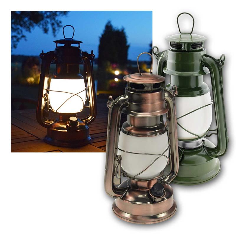 LED Laterne "CT-CL", Vintage-Design, warmweiß & dimmbar