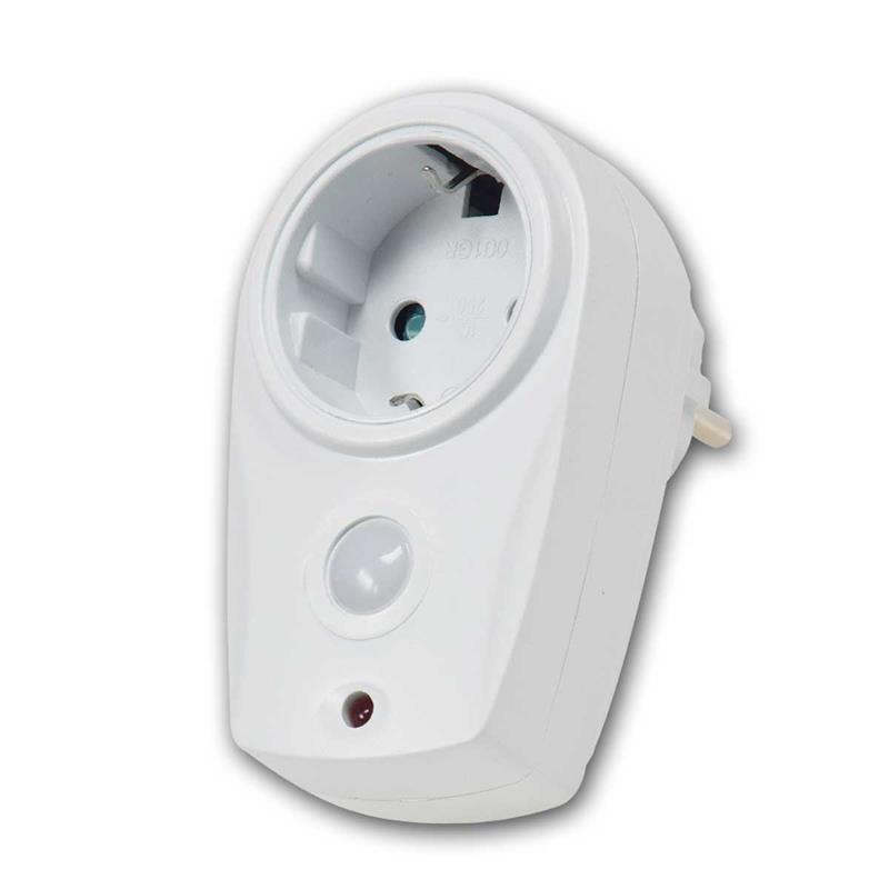 Zwischenstecker mit Dämmerungssensor, LED-geeignet, IP20