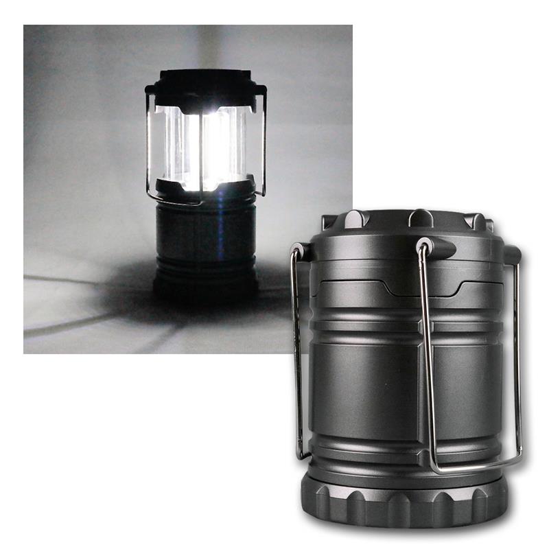 LED COB Campinglampe "CL-33", 3W, 140lm, Batteriebetrieb