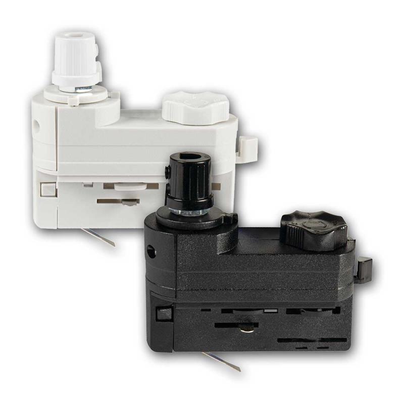 Leuchtenadapter für 3-Phasen Stromschienen-System "TEAR N"