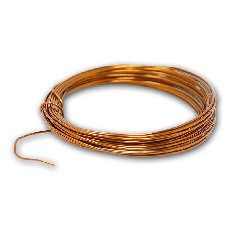 Kupferlackdraht 1mm, 6m Spulendraht im Ring, sehr flexibel