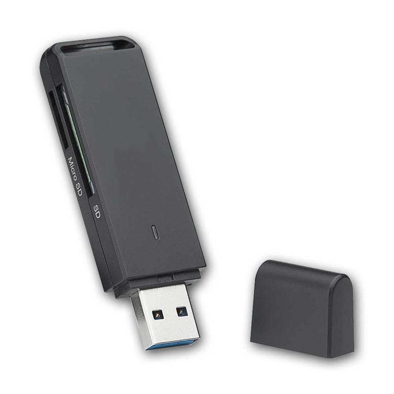 USB 3.0 Kartenleser für SDXC, SDHC & MicroSD, Plug & Play