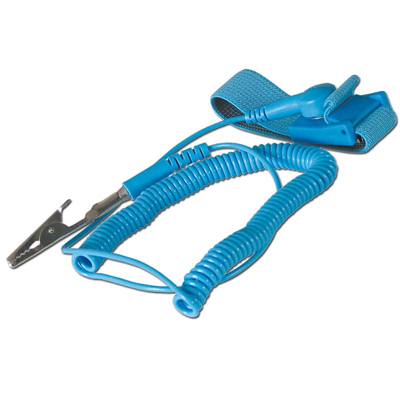 ESD Erdungsarmband, Antistatik-Armband mit PVC-Spiralkordel