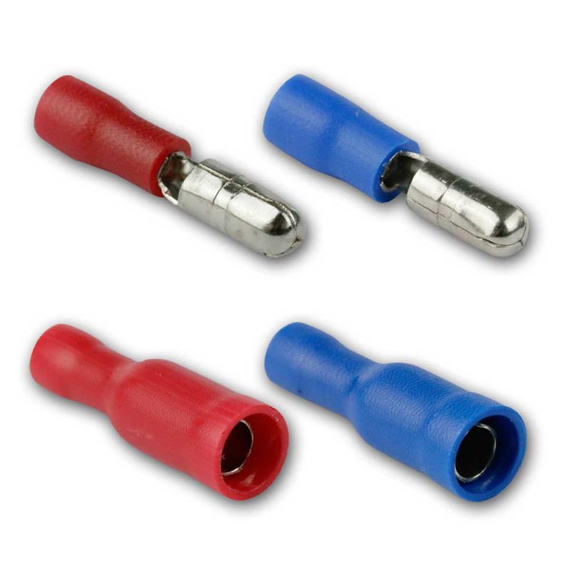 Rundsteckverbinde 0,5-1,5mm² / 1,5-2,5mm², je 50er Set