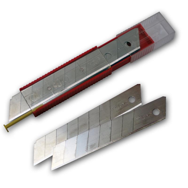 10 Abbrechklingen im Spender, Ersatzklingen für Cuttermesser