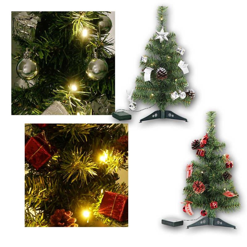 LED Weihnachtsbaum „Decorage“, 45cm, warmweiß, Batterie