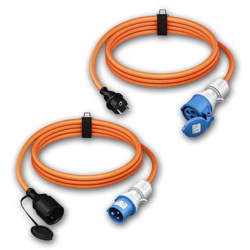 CEE-Adapterleitung, flexibler Stromanschluss, 230V/16A, IP44
