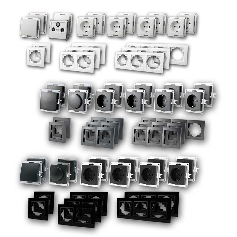 FLAIR Set Wohnlandschaft, Sets mit Schalter und Steckdosen