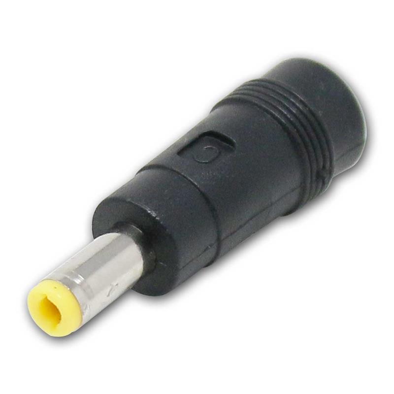 Gleichstromadapter, DC Stecker auf Buchse Konverter, schwarz