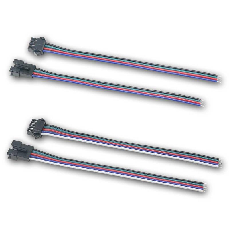 Anschlusskabel für RGB/RGBW15cm Kabel mit AMP Stecker/Buchse