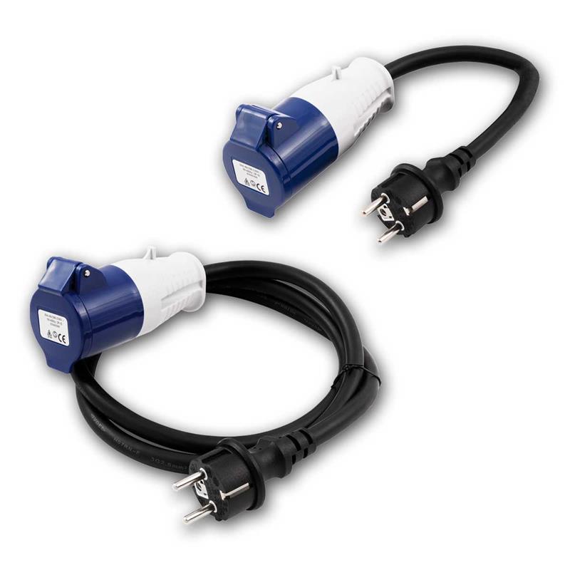 Adapterleitung Schuko-Stecker -> CEE-Kupplung