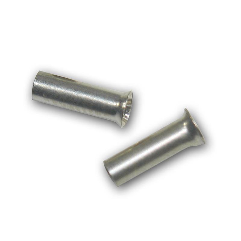 Aderendhülsen-Set 100-teilig, unisoliert versilbert, 1,5mm²  Aderendhülsen-Set 100-teilig, unisoliert versilbert, 1,5mm²