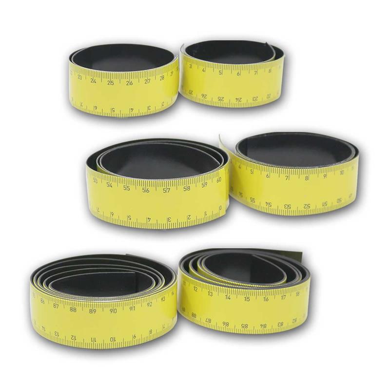 Präzisionslineal mit magnetischer Rückseite, metrische Skala
