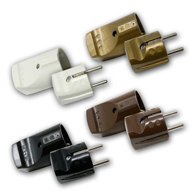 Schutzkontakt Stecker & Kupplung, Steckverbinder, 230V/16A