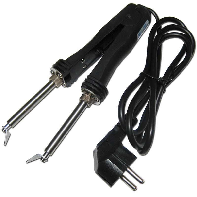 SMD Lötkolben, Einhand-Lötzange inkl. Lötspitzen, 230V/48W