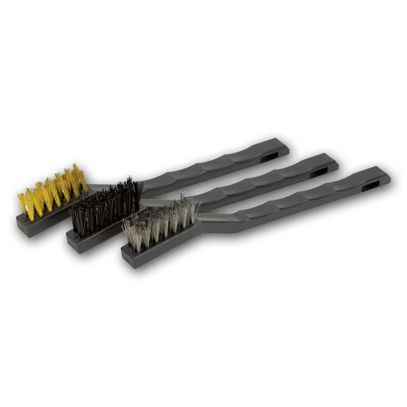 3-teiliges Mini-Bürsten Set, Hand-Drahtbürsten Satz, je 17,5cm