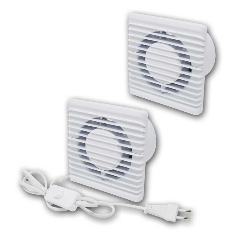 Lüfter "WTN-LF", 100mm, mit 93m³/h, nur 26dB, für Innenräume