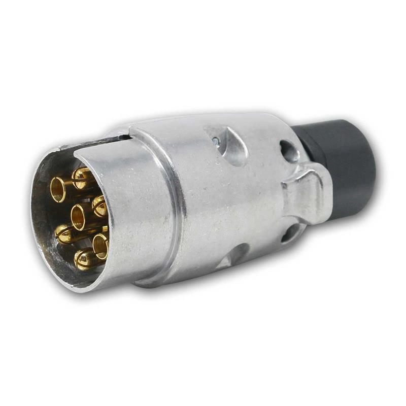 7-poliger Stecker für 12V/24V Fahrzeuge, Aluminiumlegierung