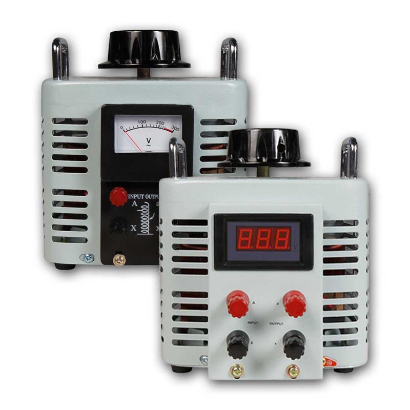 Ringkern-Stelltrafo, Ringkerntransformator,  Analog-/LED-Display