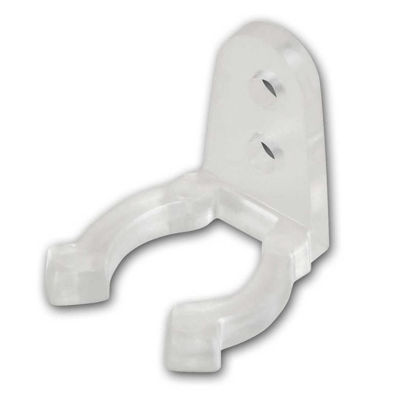 Halteclips für LED Lichtschlauch Ø13mm, transparent, 50er Se