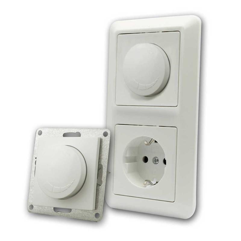 CUP LED Dimmer, Unterputz-Dimmschalter 20W bis 300W, weiß