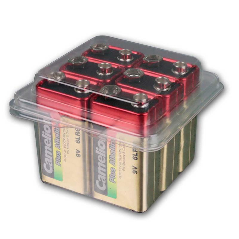 CAMELION AlkalinePlus 9V-Block-Batterie, 6er Pack Batterien