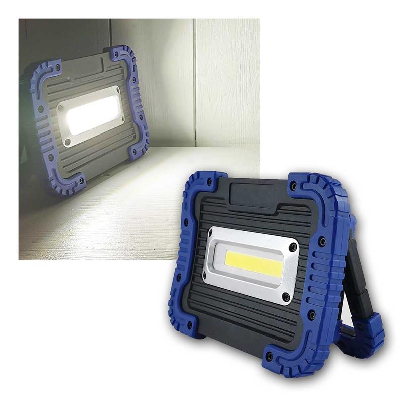 LED Baustrahler SLIM, Arbeitslicht & Powerbank, LED Strahler