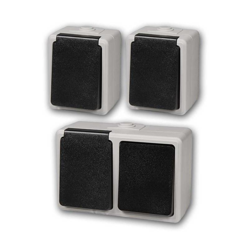 TAFF Aufbau-Set "Heizkeller", 1x Kombi-Dose & 2x Steckdosen