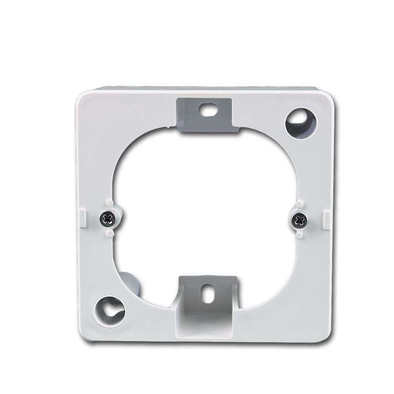 EKONOMIK Aufputz-Adaptergehäuse, weiß, 80x80x42,5mm