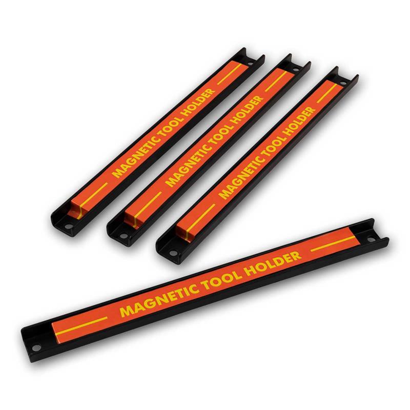 Werkzeug Magnetleiste 4er Set, Tragfähigkeit 10kg je Leiste