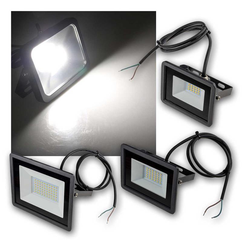 LED Highpower Strahler "SlimLine", 12-24V, neutralweiß, IP65