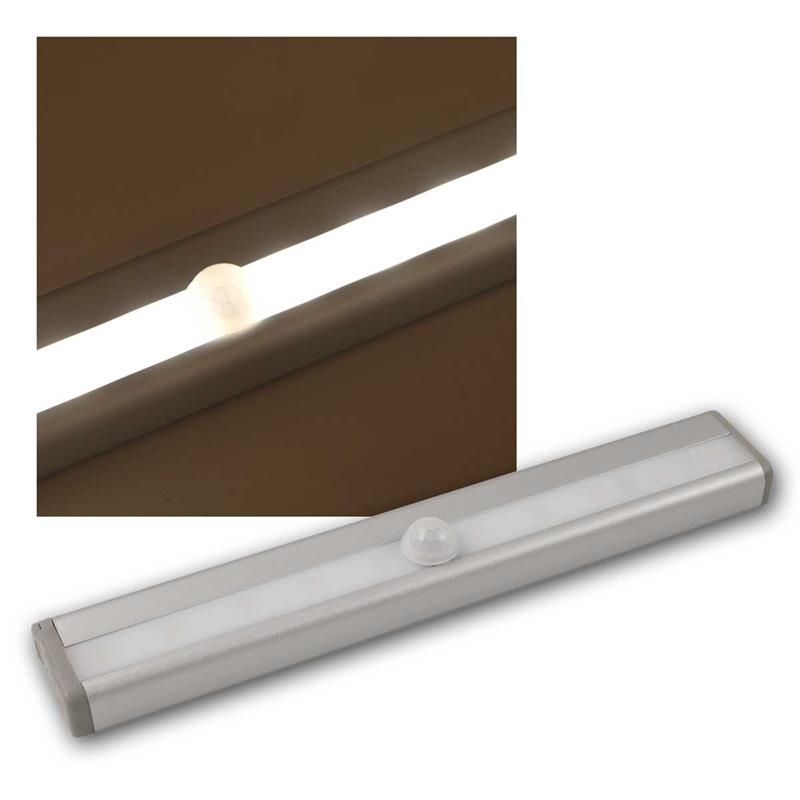 LED Sensorleuchte, warmweiß, dimmbar, Batterie, Magnethalter