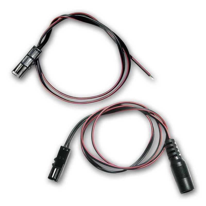 LED Anschluss mit Mini-Buchse, offene Enden oder DC-Buchse