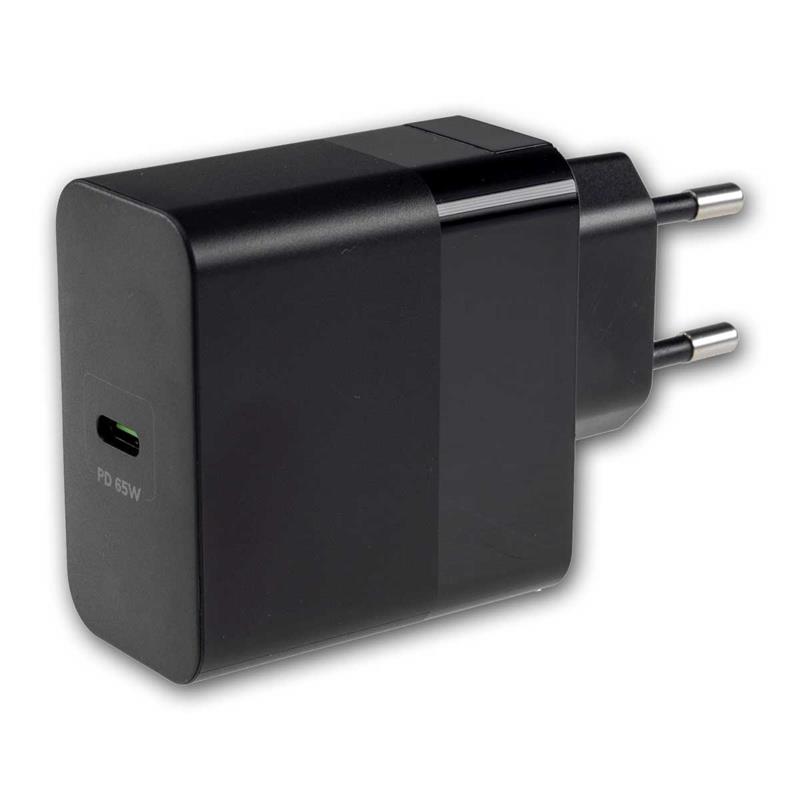 USB-C Stecker-Netzteil "CTN-PD65", 5V/9V/12V/15V/20V, 65W