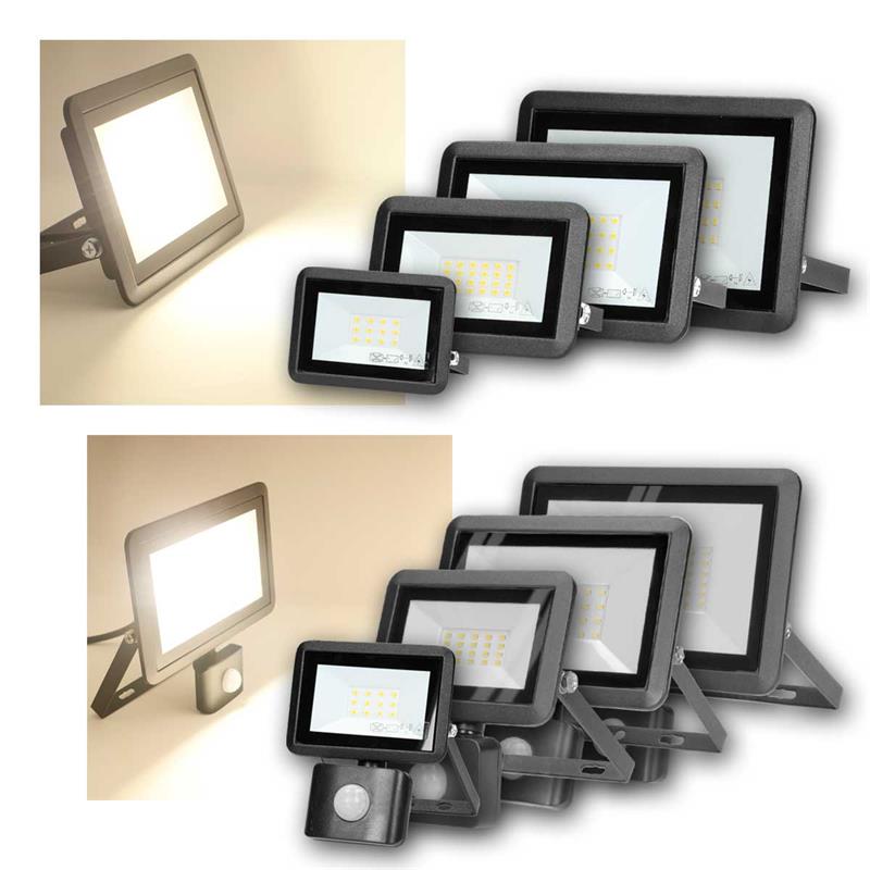 LED Flutlichtstrahler "BULLED", Aluminium, neutralweiß, IP65